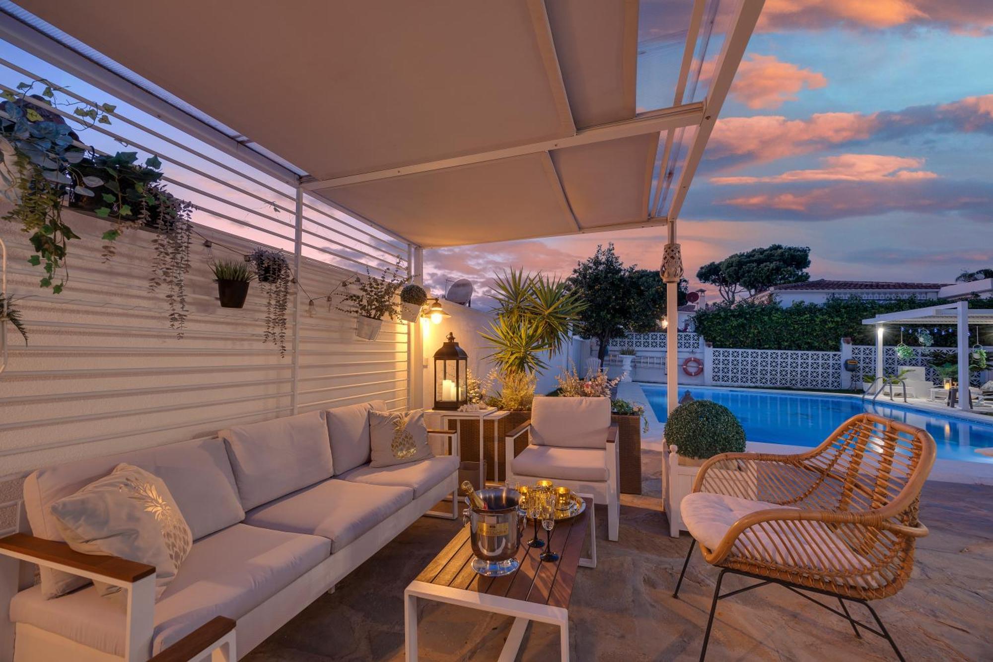 Villa Casacara Marbella Beachside Costabella -Spain エクステリア 写真